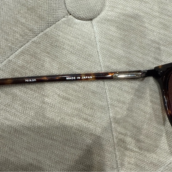 NIKON NK47681-1 Brown Tortoise Sunglasses W/Polarized Lenses Made in Japan - Picture 9 of 12
